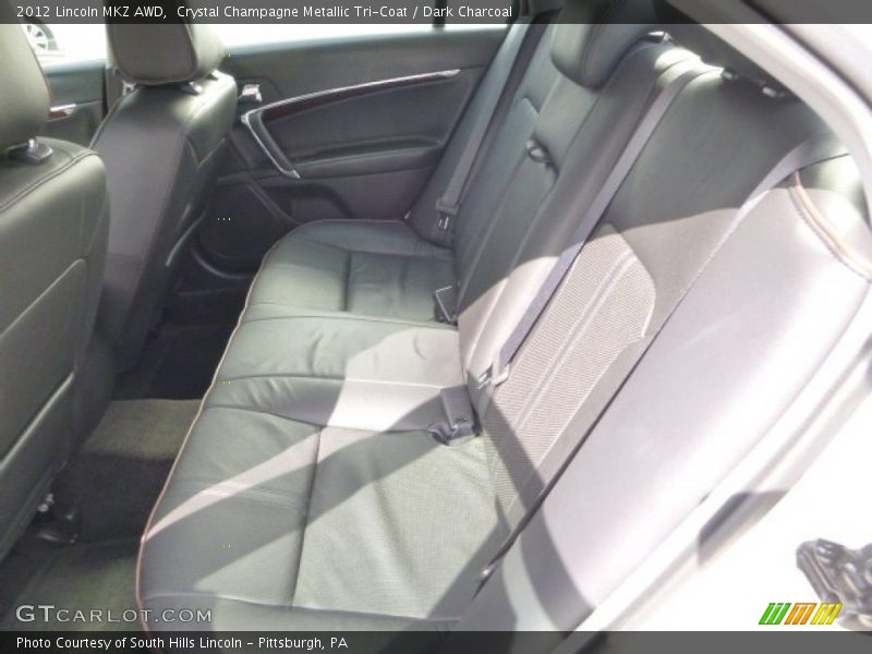 Crystal Champagne Metallic Tri-Coat / Dark Charcoal 2012 Lincoln MKZ AWD