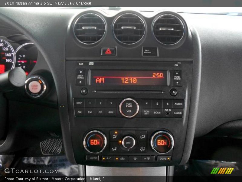 Navy Blue / Charcoal 2010 Nissan Altima 2.5 SL