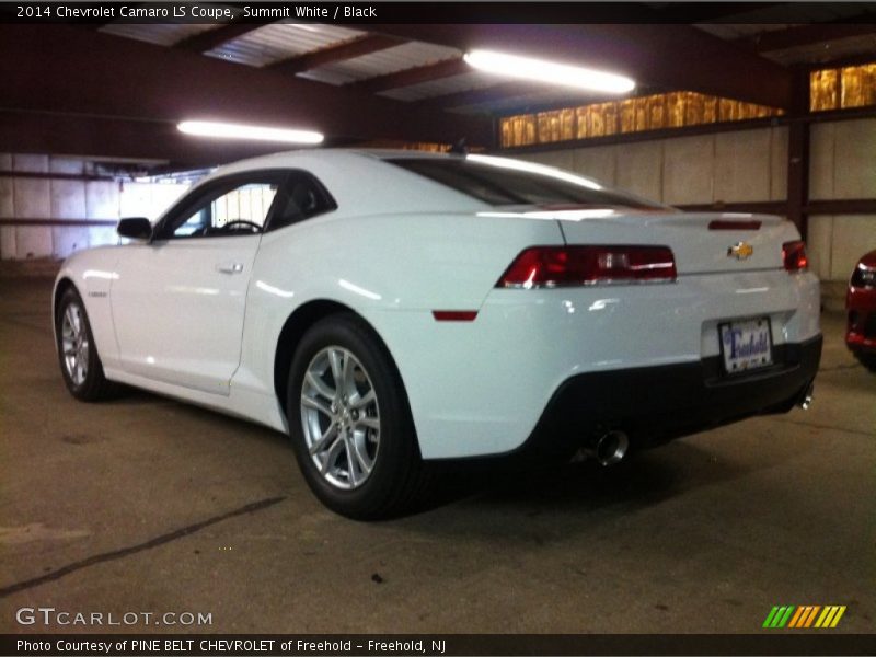 Summit White / Black 2014 Chevrolet Camaro LS Coupe