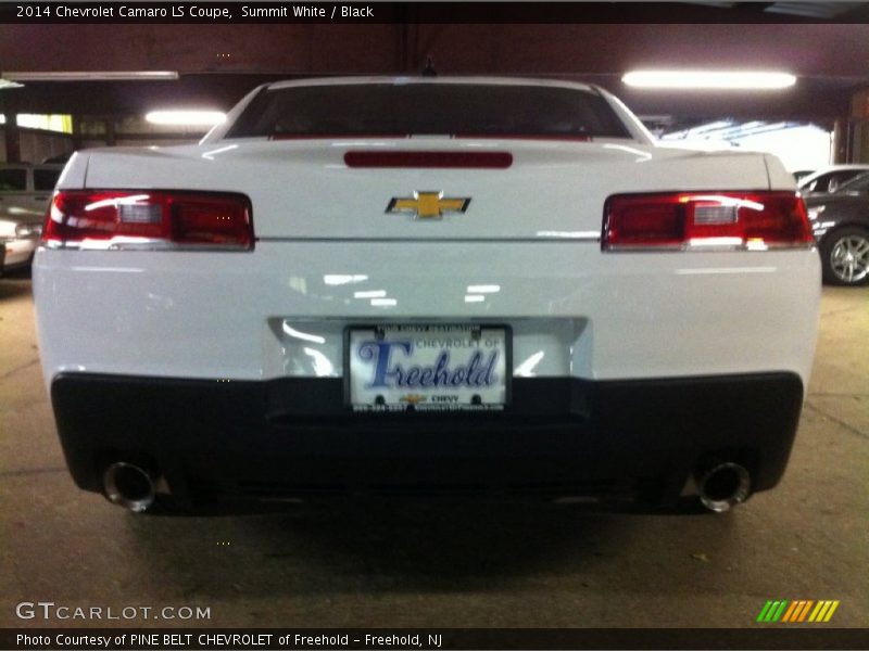 Summit White / Black 2014 Chevrolet Camaro LS Coupe