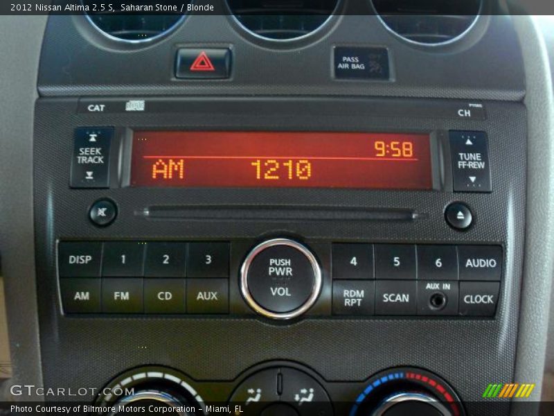 Saharan Stone / Blonde 2012 Nissan Altima 2.5 S
