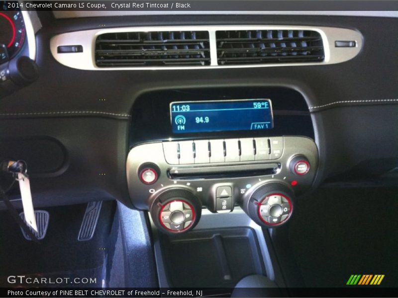 Controls of 2014 Camaro LS Coupe