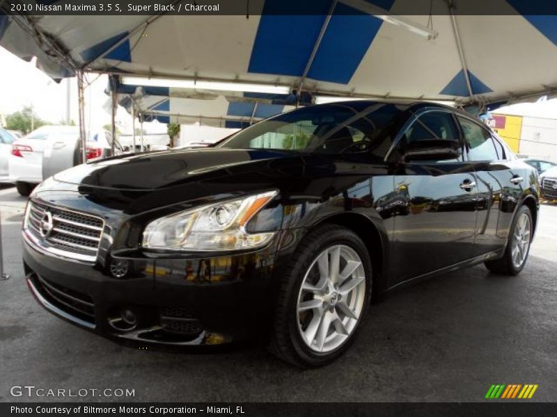 Super Black / Charcoal 2010 Nissan Maxima 3.5 S