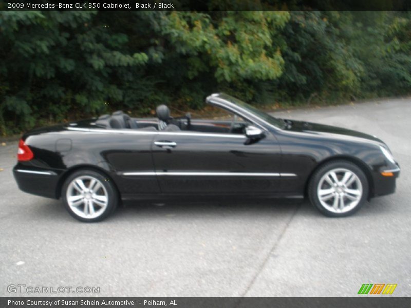 Black / Black 2009 Mercedes-Benz CLK 350 Cabriolet