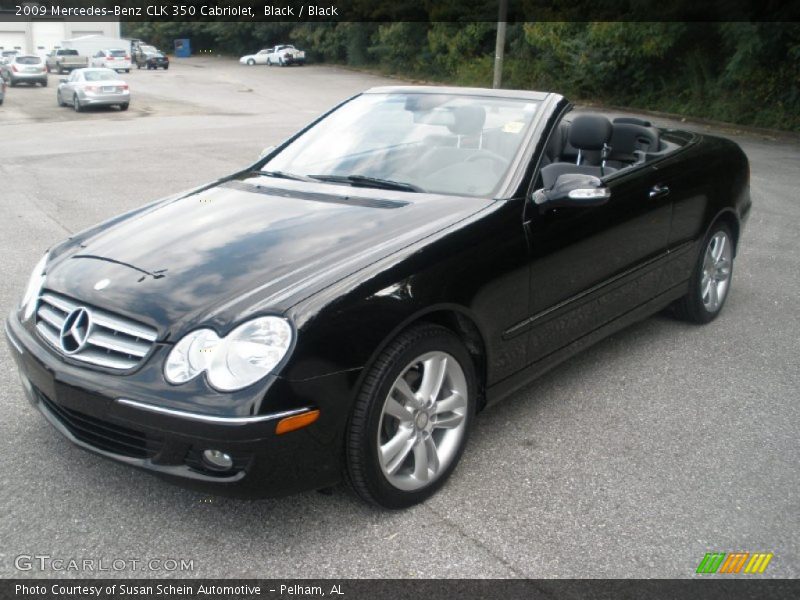 Black / Black 2009 Mercedes-Benz CLK 350 Cabriolet