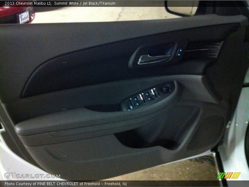 Summit White / Jet Black/Titanium 2013 Chevrolet Malibu LS