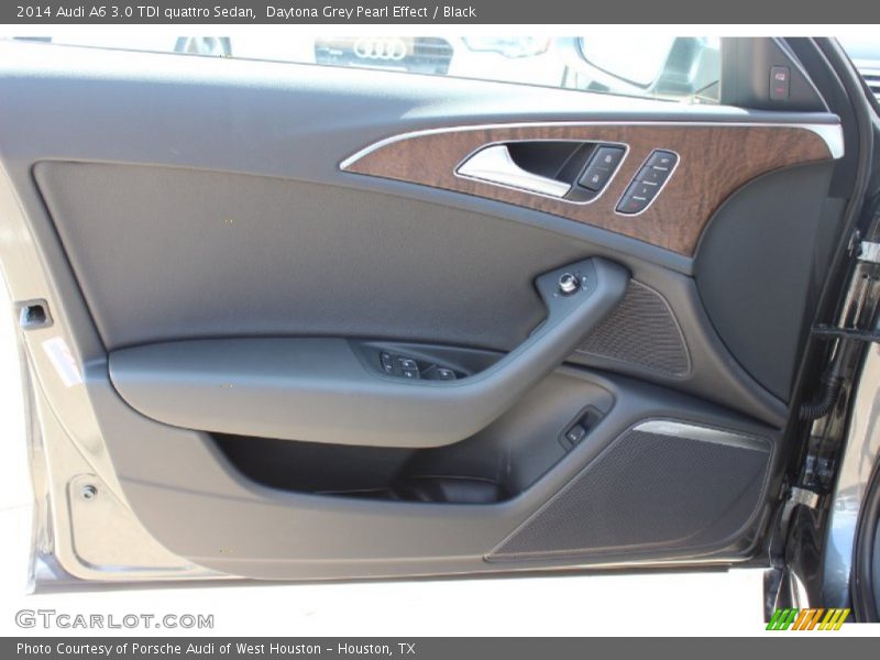 Daytona Grey Pearl Effect / Black 2014 Audi A6 3.0 TDI quattro Sedan