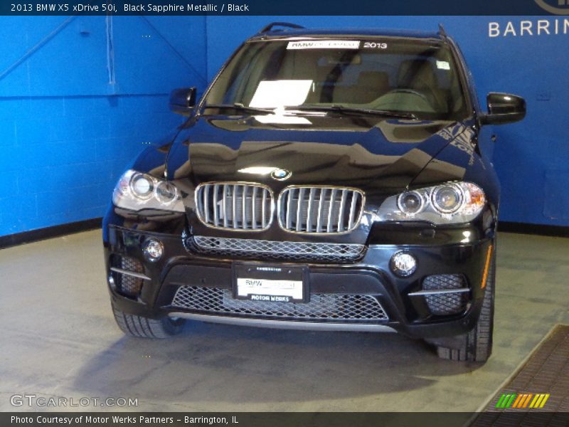 Black Sapphire Metallic / Black 2013 BMW X5 xDrive 50i