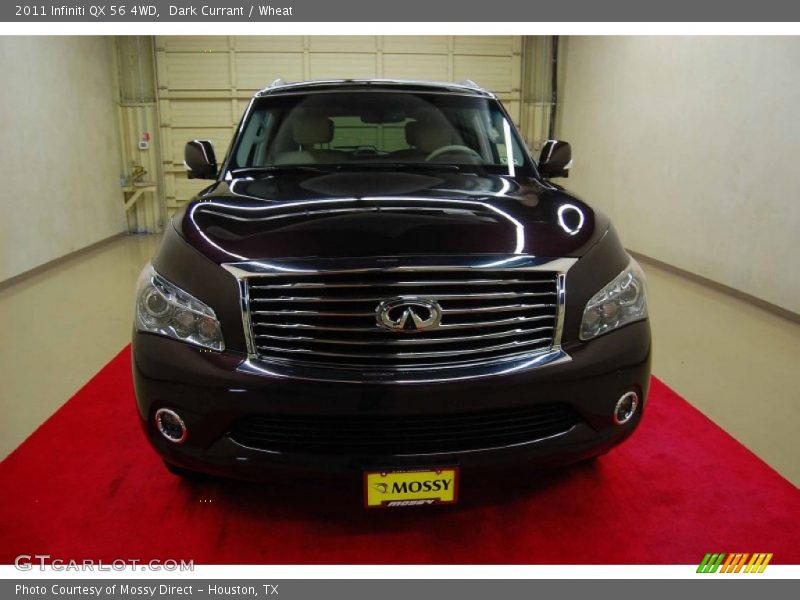 Dark Currant / Wheat 2011 Infiniti QX 56 4WD