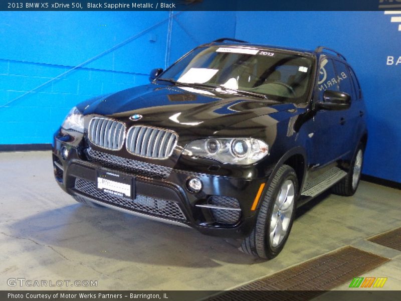 Black Sapphire Metallic / Black 2013 BMW X5 xDrive 50i