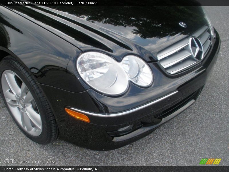 Black / Black 2009 Mercedes-Benz CLK 350 Cabriolet