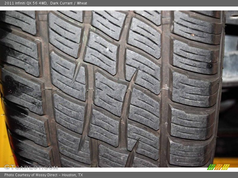 Dark Currant / Wheat 2011 Infiniti QX 56 4WD