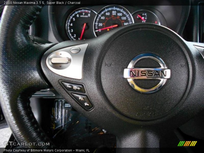Super Black / Charcoal 2010 Nissan Maxima 3.5 S