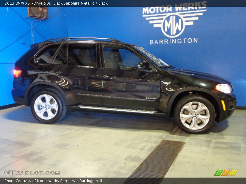 Black Sapphire Metallic / Black 2013 BMW X5 xDrive 50i