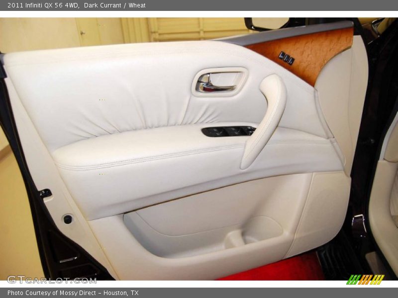 Dark Currant / Wheat 2011 Infiniti QX 56 4WD