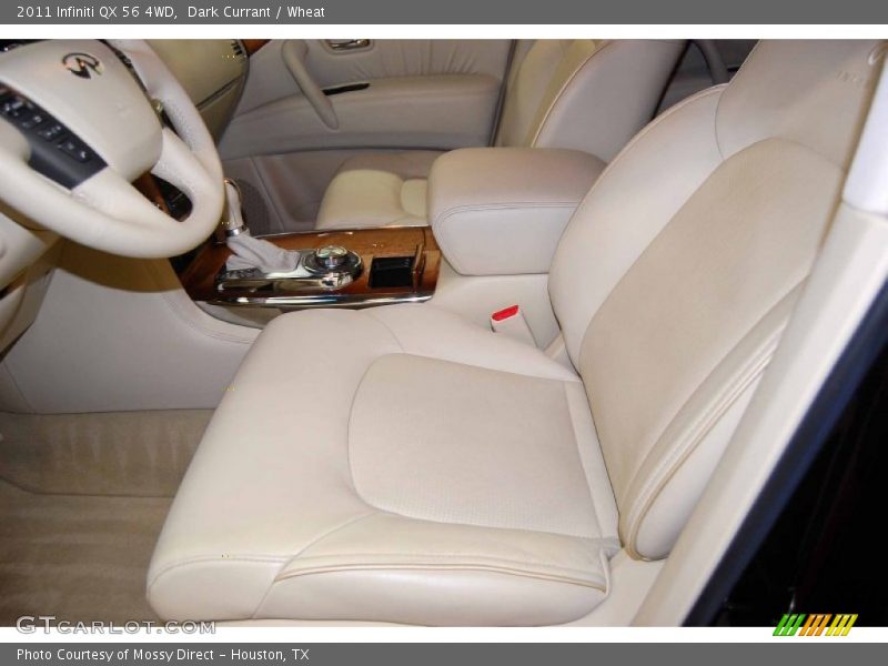 Dark Currant / Wheat 2011 Infiniti QX 56 4WD