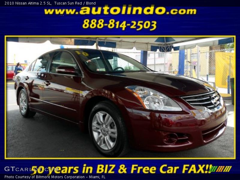 Tuscan Sun Red / Blond 2010 Nissan Altima 2.5 SL