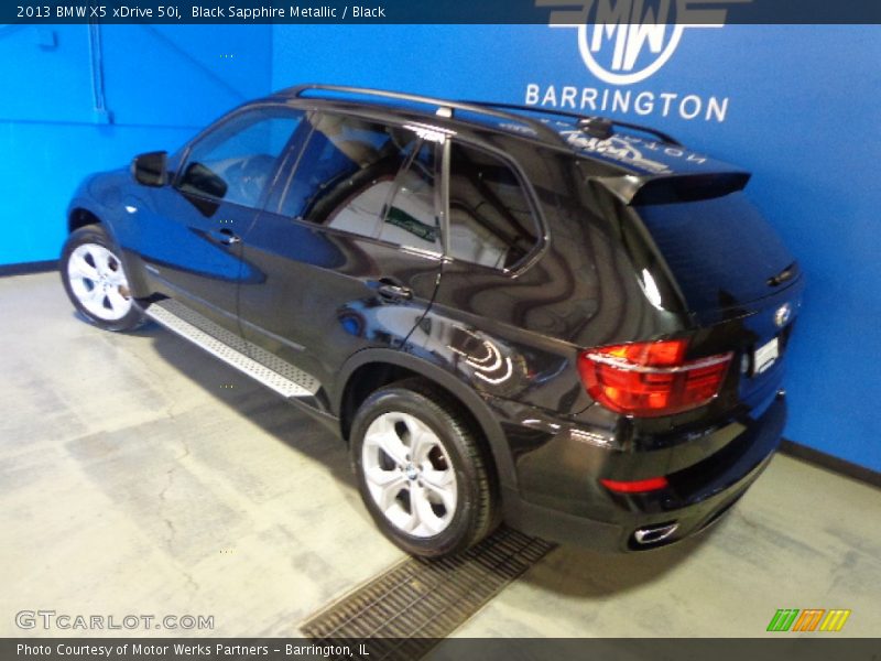 Black Sapphire Metallic / Black 2013 BMW X5 xDrive 50i