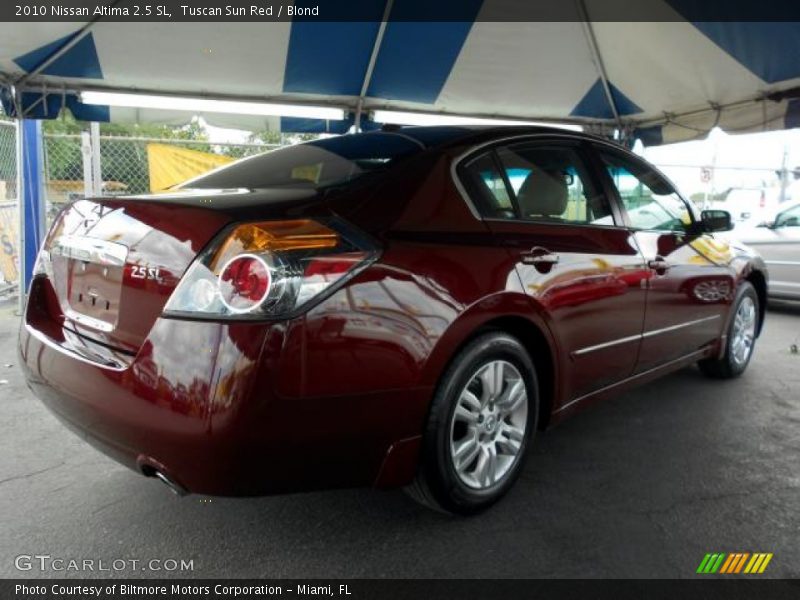 Tuscan Sun Red / Blond 2010 Nissan Altima 2.5 SL