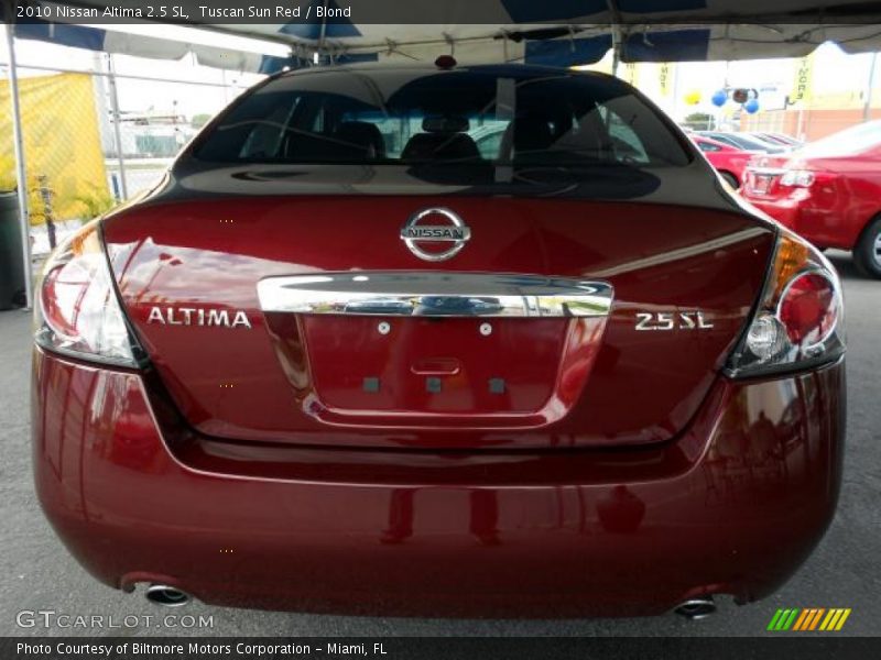 Tuscan Sun Red / Blond 2010 Nissan Altima 2.5 SL