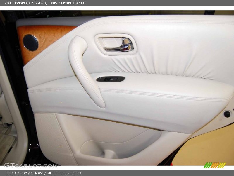 Dark Currant / Wheat 2011 Infiniti QX 56 4WD