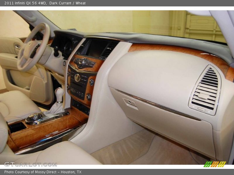 Dark Currant / Wheat 2011 Infiniti QX 56 4WD