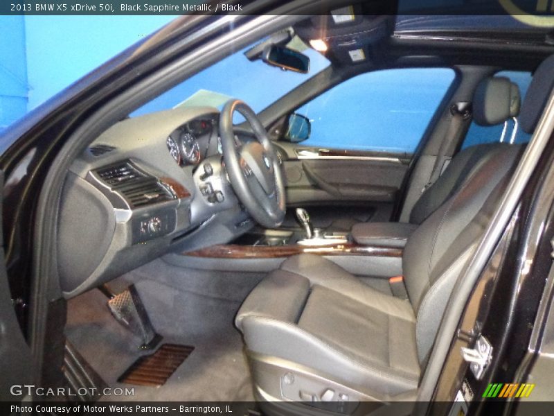 Black Sapphire Metallic / Black 2013 BMW X5 xDrive 50i
