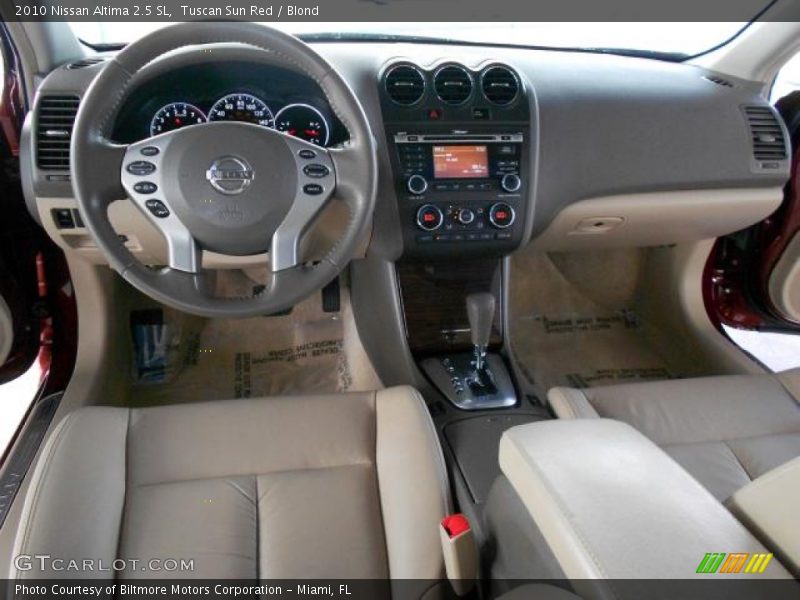 Tuscan Sun Red / Blond 2010 Nissan Altima 2.5 SL