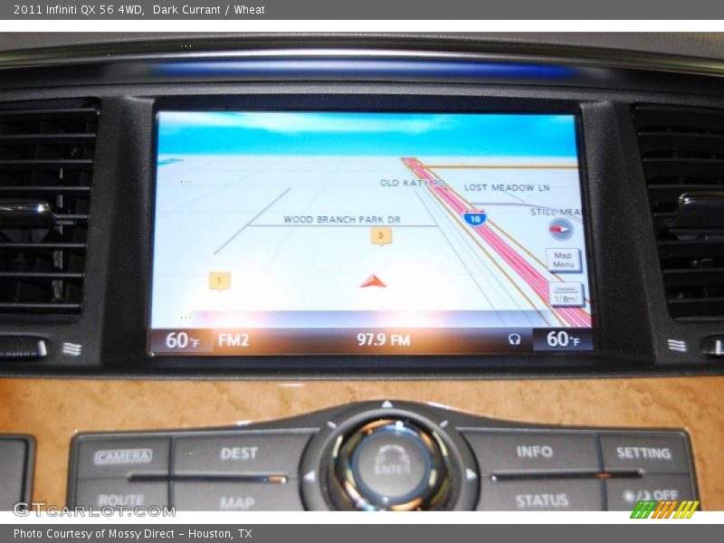 Dark Currant / Wheat 2011 Infiniti QX 56 4WD