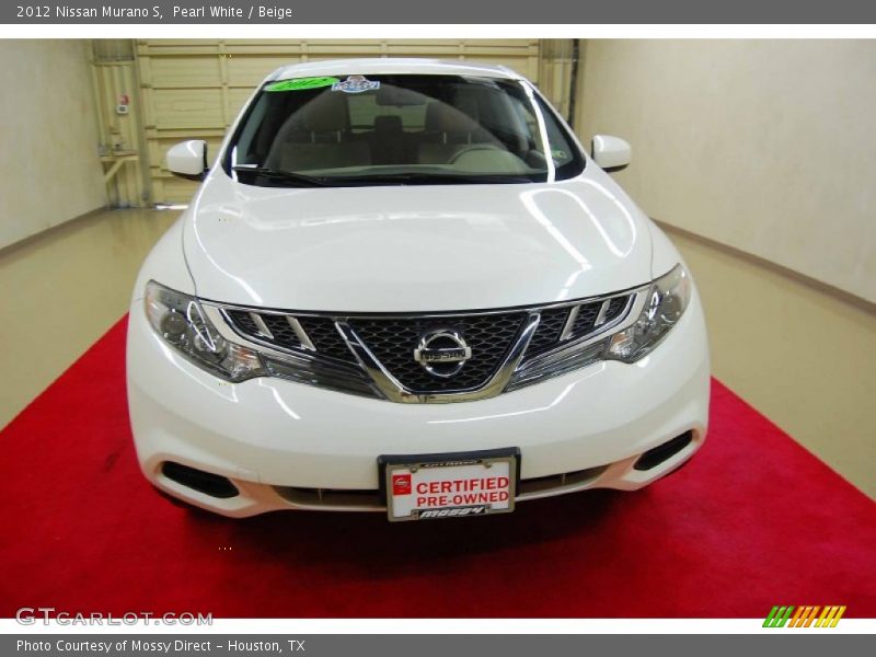 Pearl White / Beige 2012 Nissan Murano S