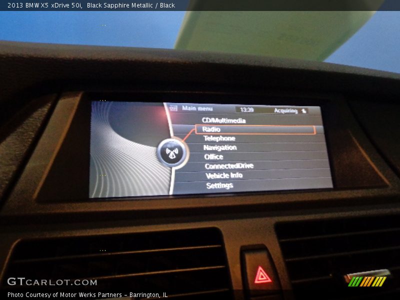 Black Sapphire Metallic / Black 2013 BMW X5 xDrive 50i