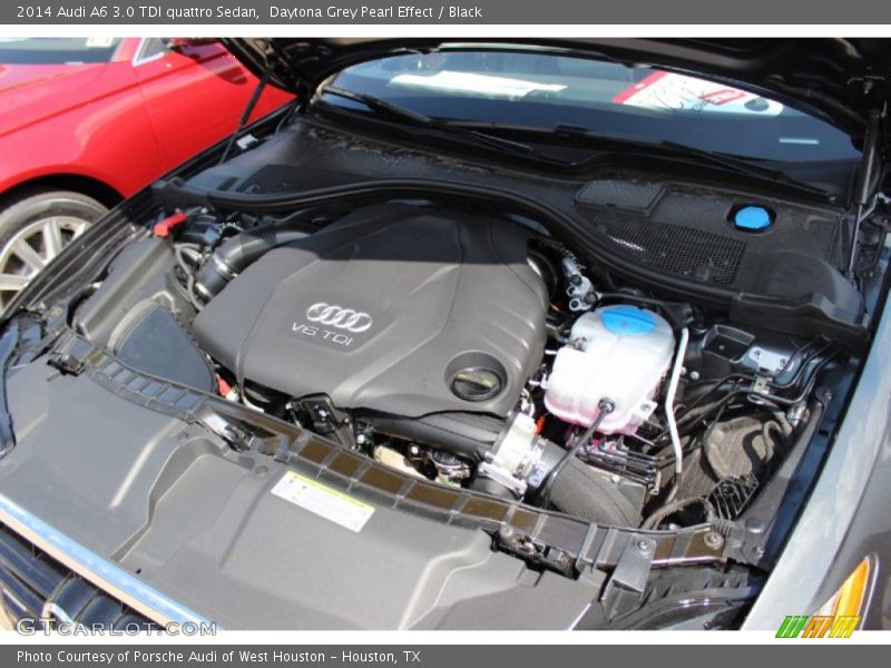 Daytona Grey Pearl Effect / Black 2014 Audi A6 3.0 TDI quattro Sedan