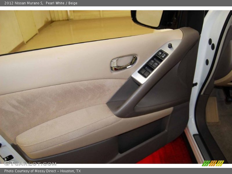 Pearl White / Beige 2012 Nissan Murano S