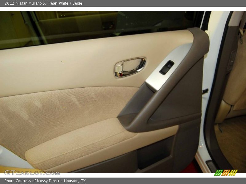 Pearl White / Beige 2012 Nissan Murano S