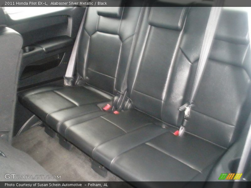 Alabaster Silver Metallic / Black 2011 Honda Pilot EX-L