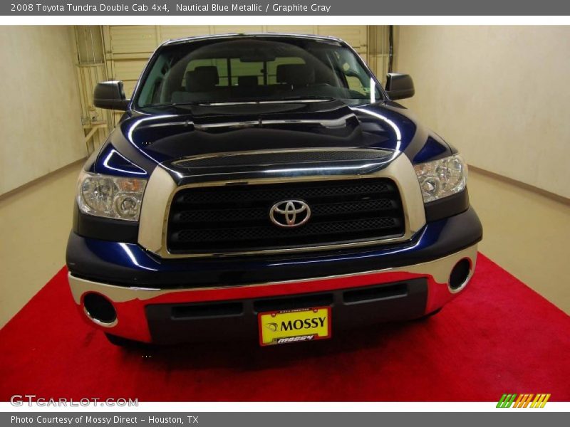 Nautical Blue Metallic / Graphite Gray 2008 Toyota Tundra Double Cab 4x4