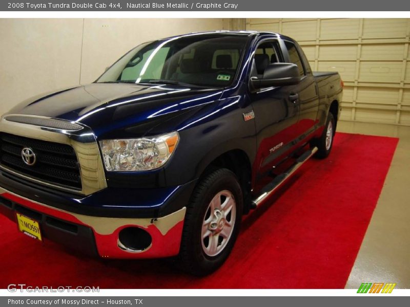 Nautical Blue Metallic / Graphite Gray 2008 Toyota Tundra Double Cab 4x4