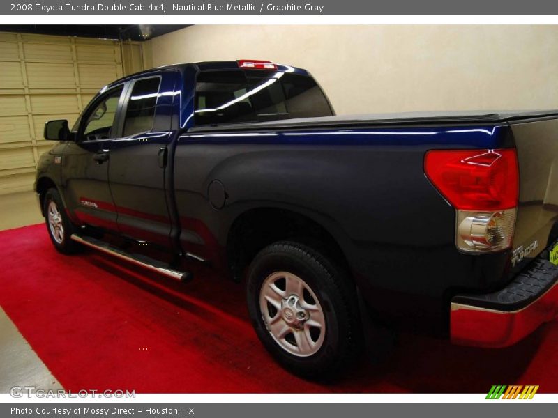 Nautical Blue Metallic / Graphite Gray 2008 Toyota Tundra Double Cab 4x4