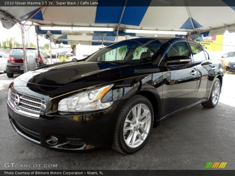 Super Black / Caffe Latte 2010 Nissan Maxima 3.5 SV