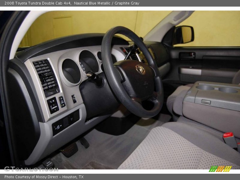 Nautical Blue Metallic / Graphite Gray 2008 Toyota Tundra Double Cab 4x4