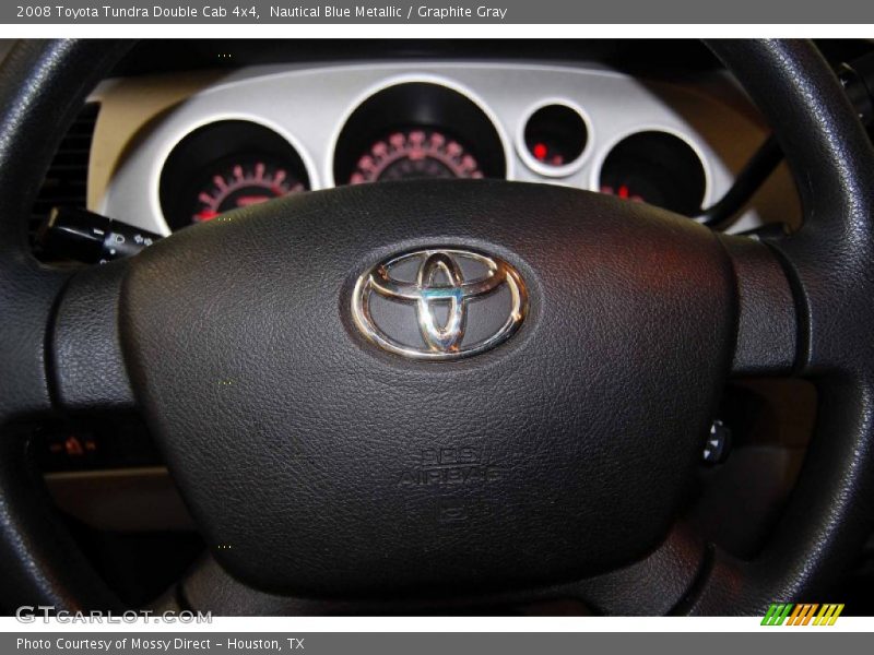 Nautical Blue Metallic / Graphite Gray 2008 Toyota Tundra Double Cab 4x4