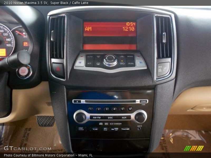 Super Black / Caffe Latte 2010 Nissan Maxima 3.5 SV