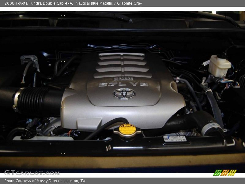 Nautical Blue Metallic / Graphite Gray 2008 Toyota Tundra Double Cab 4x4