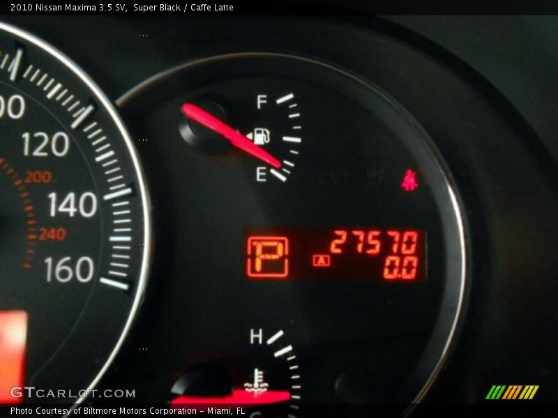 Super Black / Caffe Latte 2010 Nissan Maxima 3.5 SV