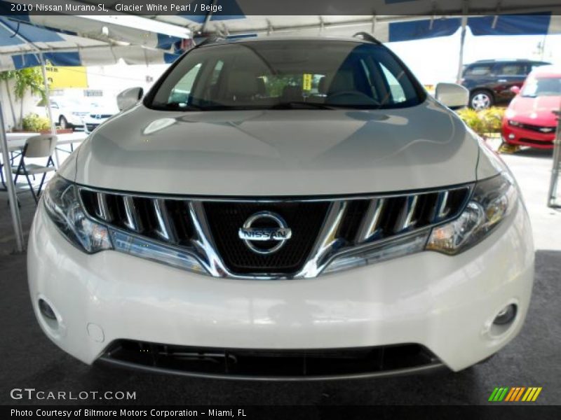 Glacier White Pearl / Beige 2010 Nissan Murano SL