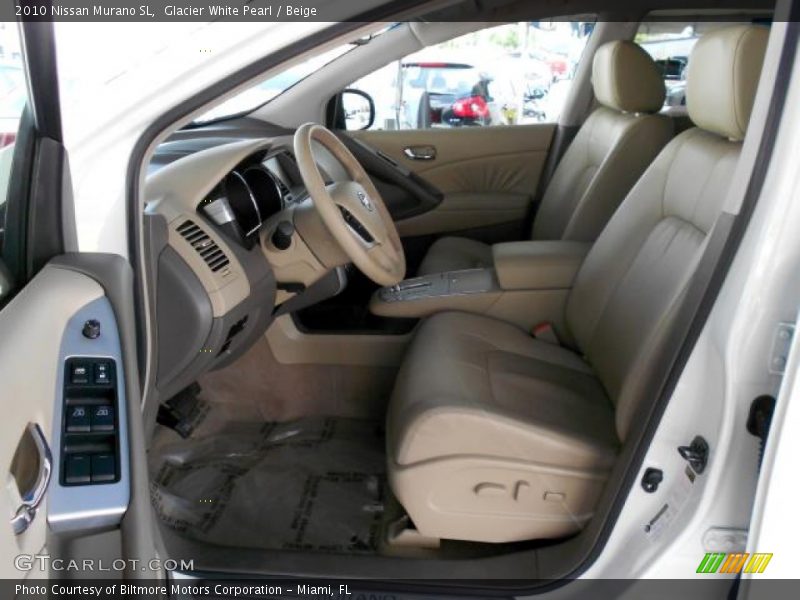 Glacier White Pearl / Beige 2010 Nissan Murano SL
