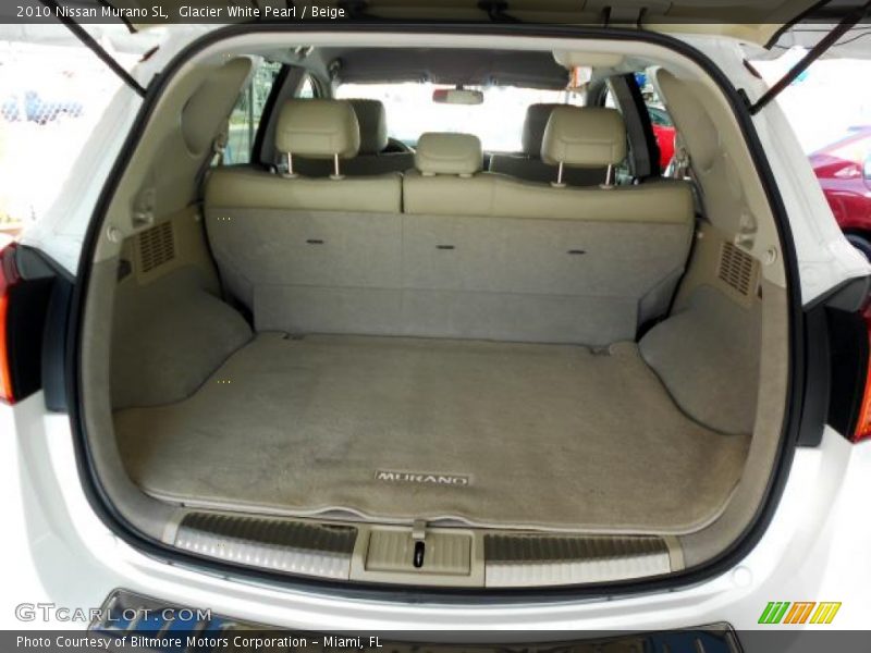 Glacier White Pearl / Beige 2010 Nissan Murano SL