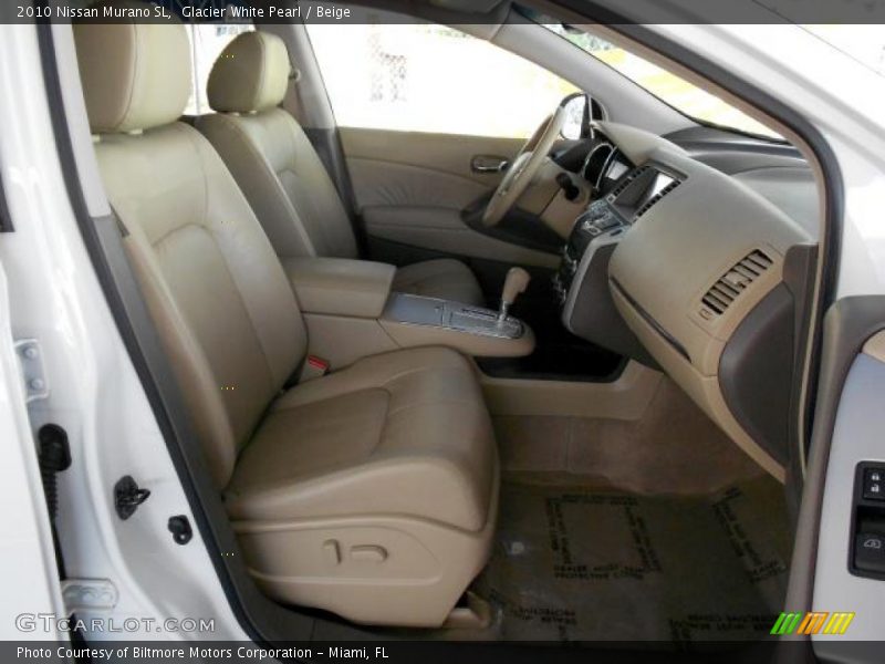 Glacier White Pearl / Beige 2010 Nissan Murano SL
