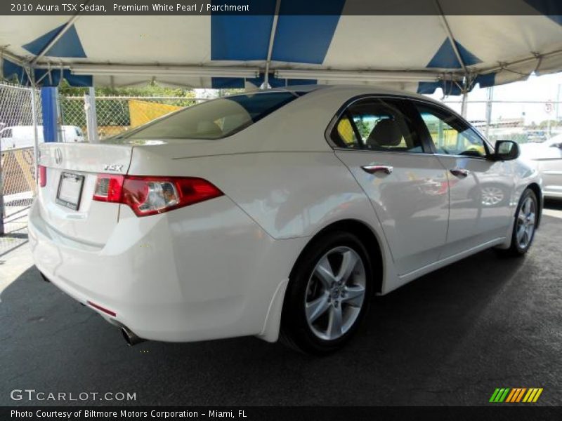 Premium White Pearl / Parchment 2010 Acura TSX Sedan