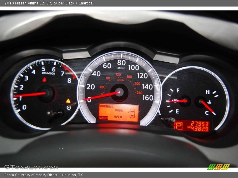 Super Black / Charcoal 2010 Nissan Altima 3.5 SR